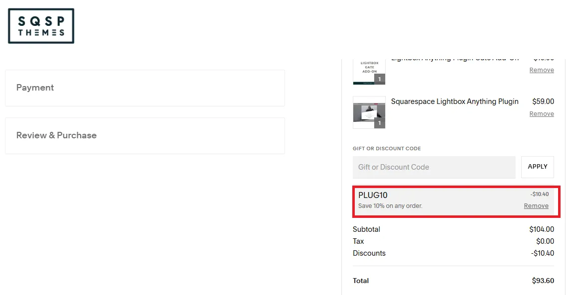 Sqspthemes coupon code 10% off